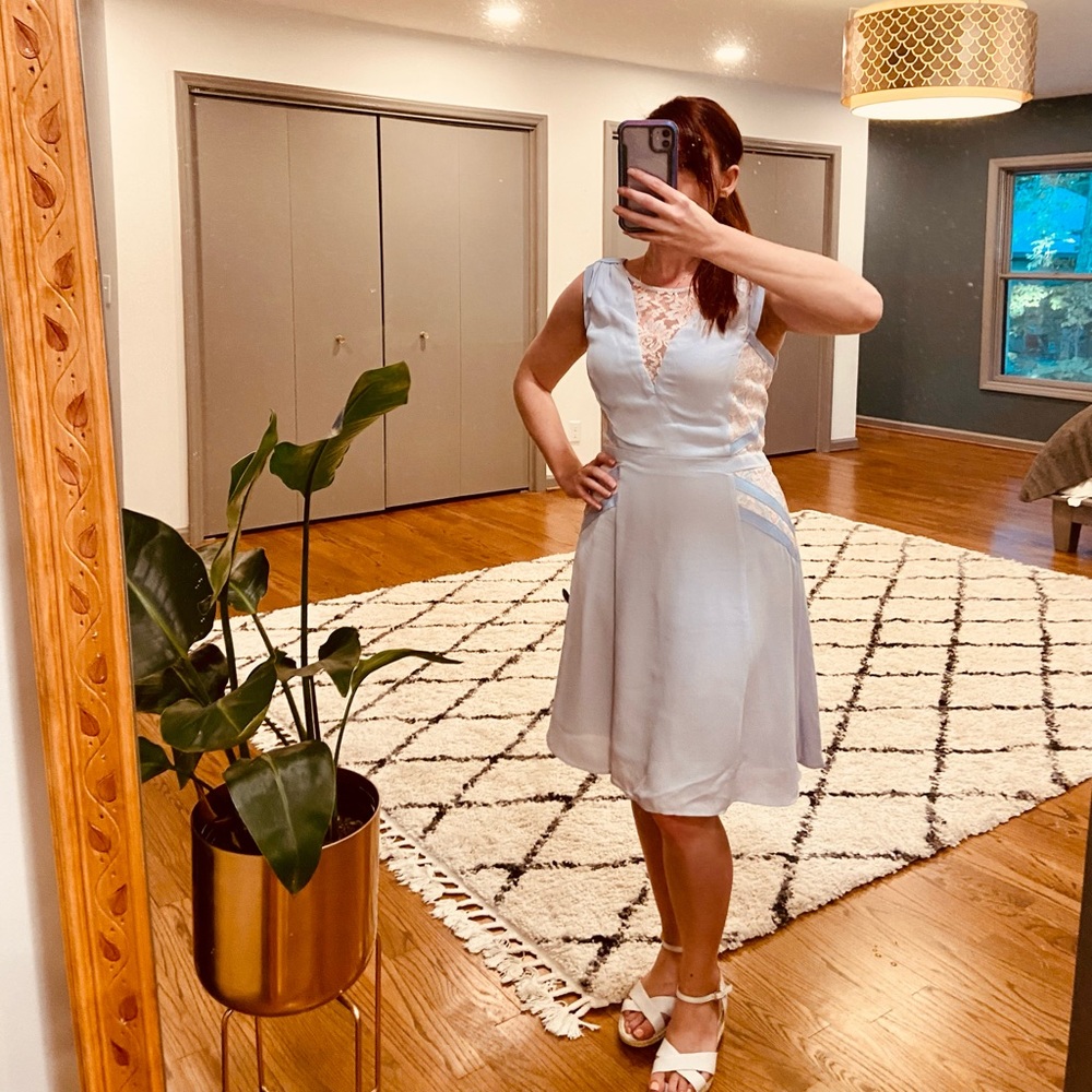 Pale Blue Wedding Guest Dress